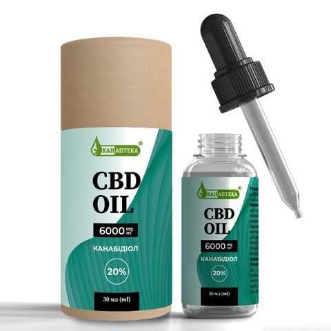 CBD 6000 20% mg - Купить КБД Масло Высокого Качества в Украине