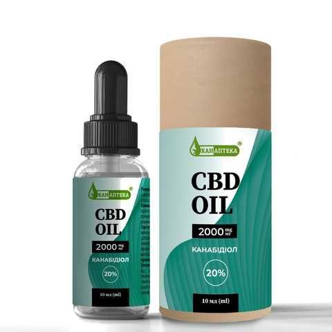 CBD масло 20% 10 мл (2000 мг) — концентрированный каннабидиол